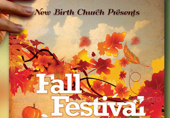 Fall Festival Flyer Template