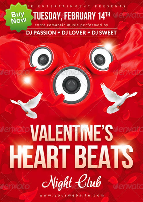 Valentines Heart Beats
