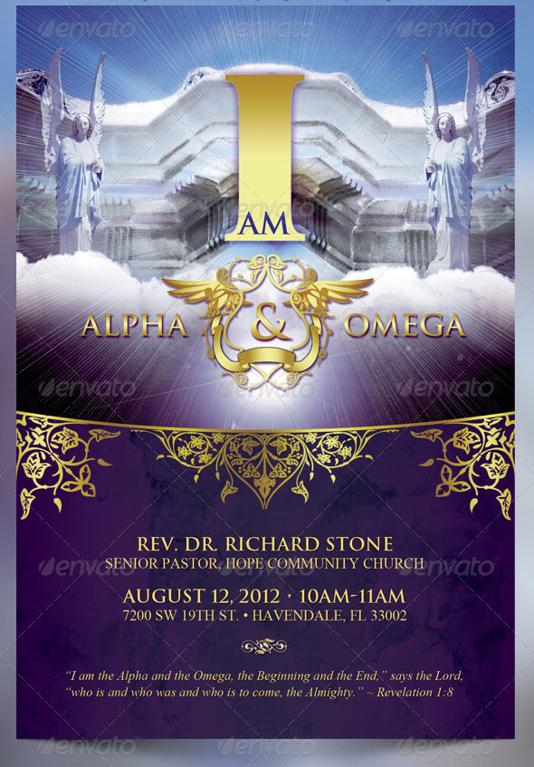 I-Am-Alpha-and-Omega-Preview-small I Am Alpha and Omega Church Flyer Template