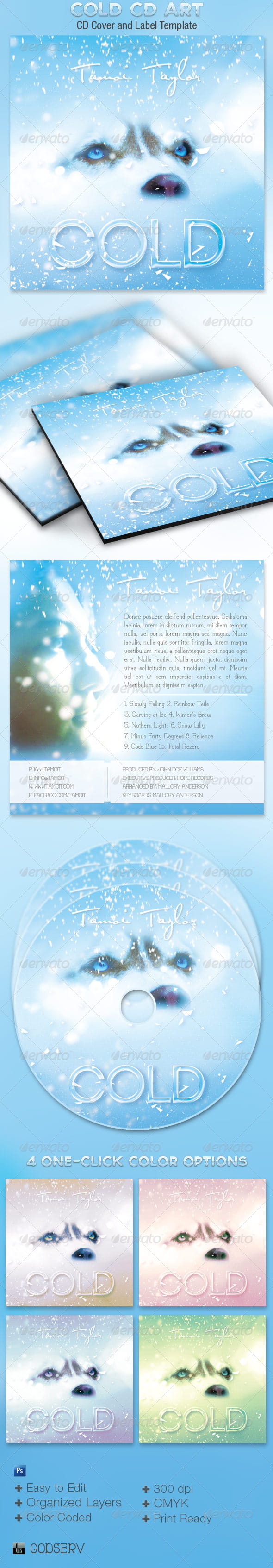 Cold-CD-Template-Preview