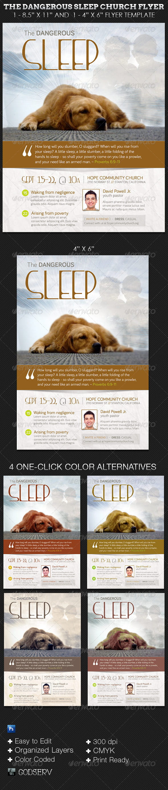 The-Dangerous-Sleep-Church-Flyer-Template-Preview