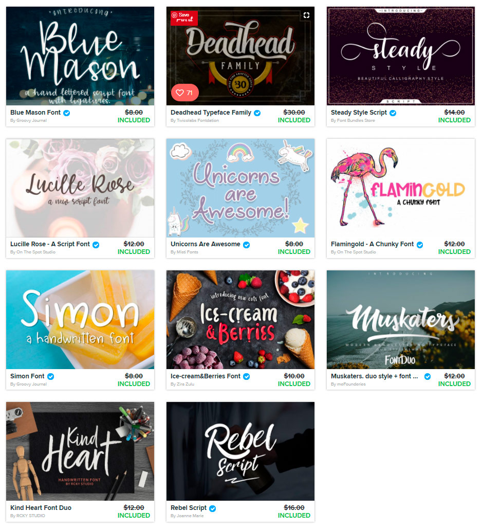 Mini Font Bundle
