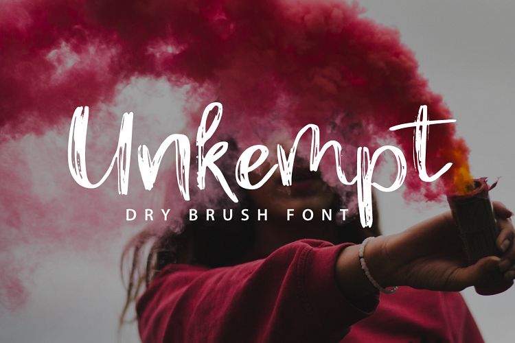 Unkempt Dry Brush Font 