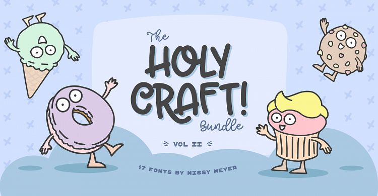 The Holy Craft Font Bundle Volume II 