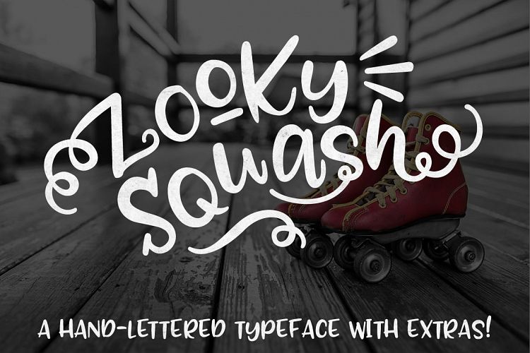 Zooky Squash Calligraphy Fonts