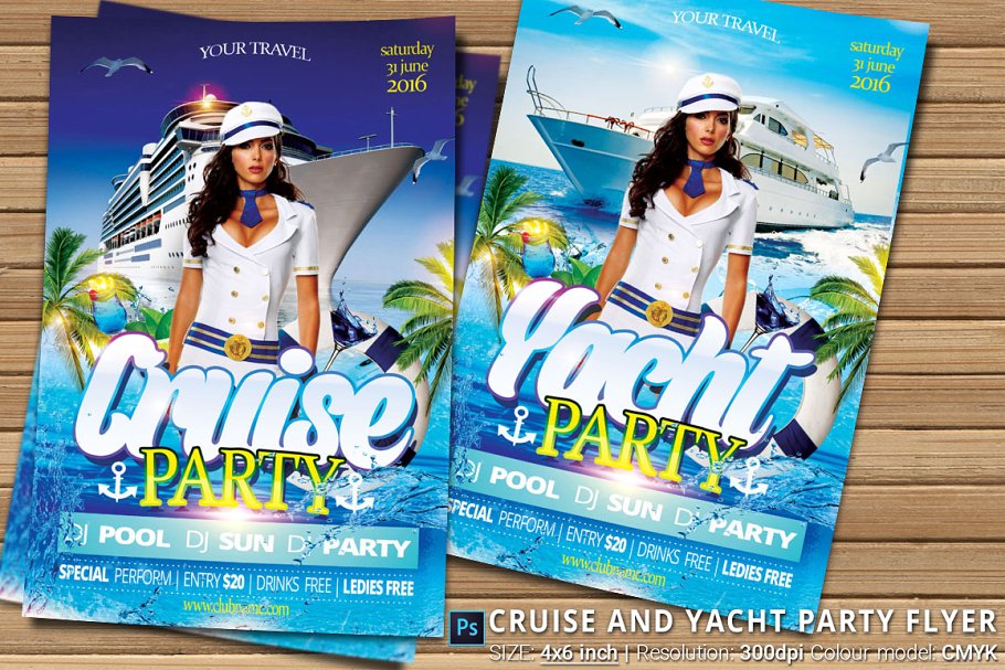 Yacht Flyer Templates